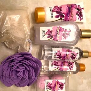 Lavender bath set